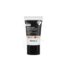 The Derma Co 2% Niacinamide Hydrating BB Cream with 1% Hyaluronic Acid Complex & Aquaxyl™ – 30 g 01 – Ivory