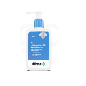 The Derma Co 2% Niacinamide Oily Skin Cleanser for Sensitive, Oily & Combination Skin – 125ml