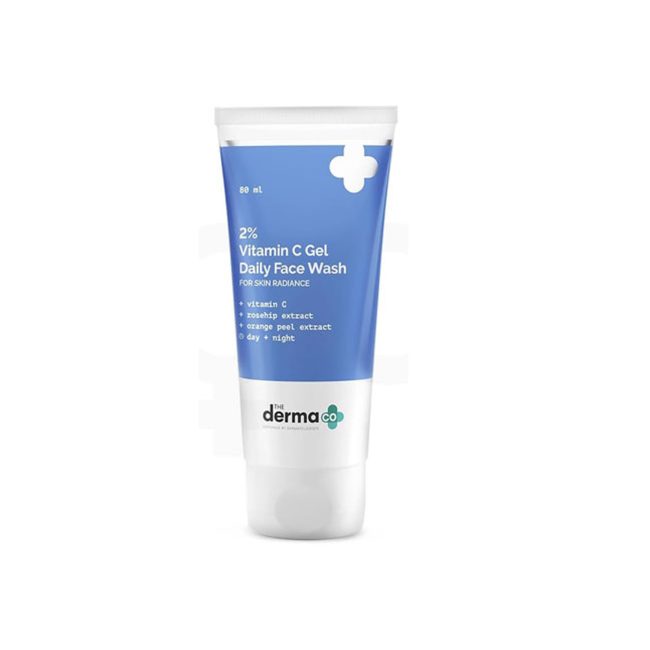 The Derma Co 2% Vitamin C Gel Daily Face Wash – 80ml The Derma Co 2% Vitamin C Gel Daily Face Wash – 80ml