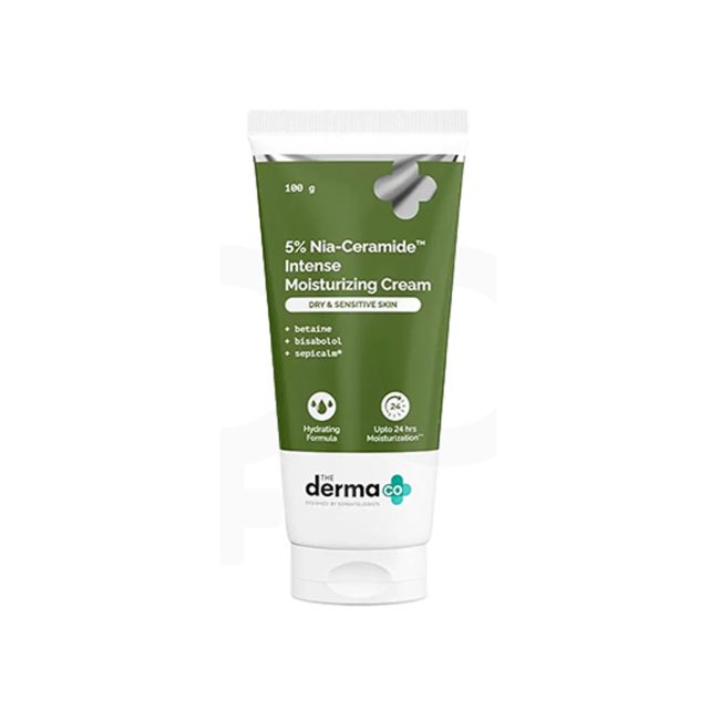 The Derma Co 5% Nia-Ceramide Intense Moisturizing Cream – 100g The Derma Co 5% Nia-Ceramide Intense Moisturizing Cream – 100g