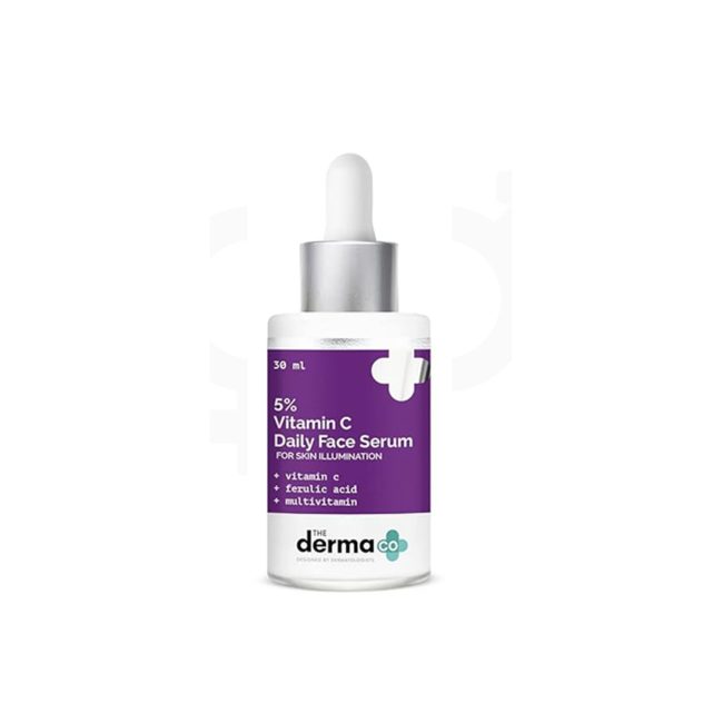 The Derma Co 5% Vitamin C Daily Face Serum with Ferulic Acid & Multivitamin – 30ml The Derma Co 5% Vitamin C Daily Face Serum with Ferulic Acid & Multivitamin – 30ml