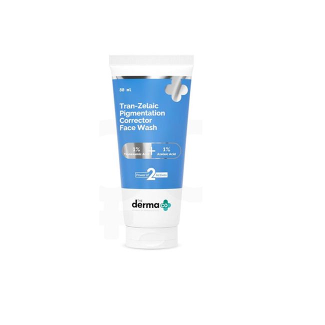 The Derma Co Tran-Zelaic Pigmentation Corrector Face Wash- 80ml The Derma Co Tran-Zelaic Pigmentation Corrector Face Wash- 80ml