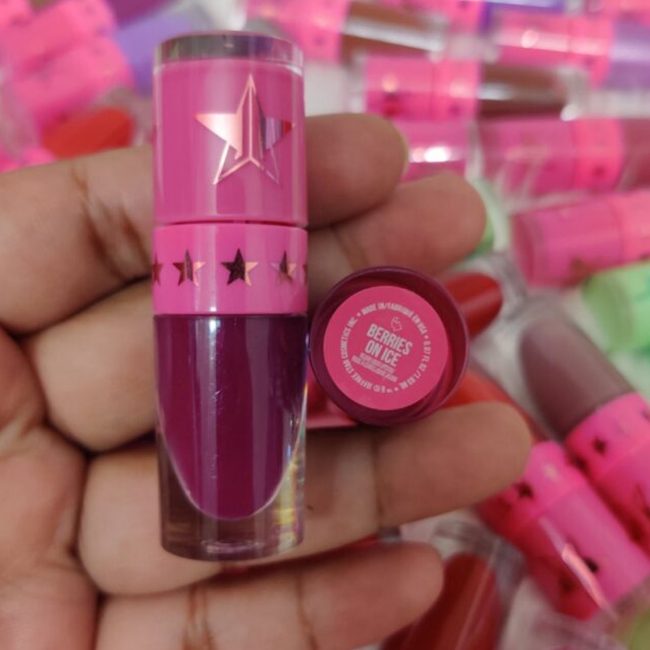 Berries on Ice is deep cool magenta with a matte finish. Berries on Ice is deep cool magenta with a matte finish.