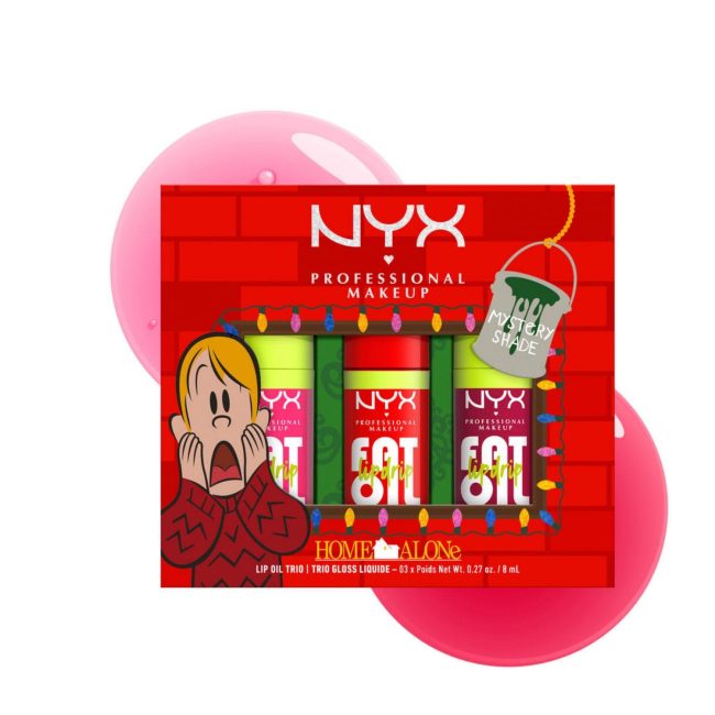 Home Alone Fat Oil Lip Drip Trio Set 03 NYX Professional Makeup
